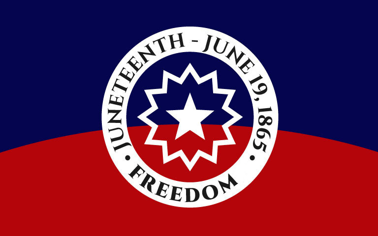 Juneteenth freedom flag.