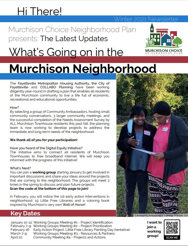 Murchison Newsletter: All information as listed above